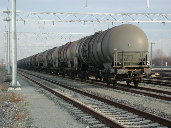 Transport van chemicaliën per trein